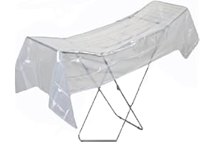 EACOMMERCE Telo Antipioggia 3x2 metri impermeabile copri stendino Trasparente Parapioggia Copribucato