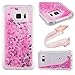 Produktbild Samsung Galaxy S7 / G930 Handy Hülle Glitzer Flüssig, Docrax Handyhülle Silikon Stoßfest Kratzfest Schutzhülle Bumper Case für Samsung Galaxy S7 - DOYBO43960 Rosa