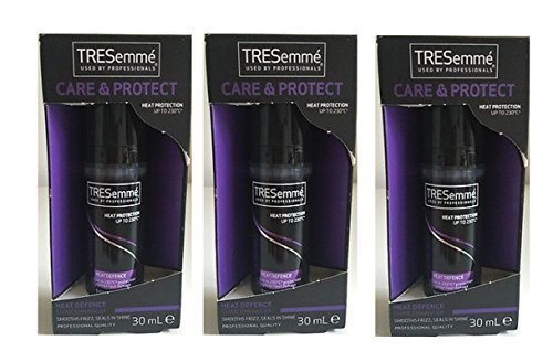TRESemmé Care & Protect Heat Defence Serum with Shine Enhancer (pack of 3) 30ml each