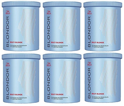 Wella Blondor Bleach Powder 800g - Pack of 6