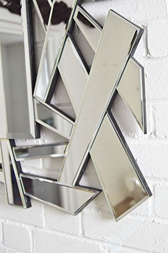 Wandspiegel, venezianischer Stil, modern, hexagonal, groß, ca. 81 x 122 cm - 3