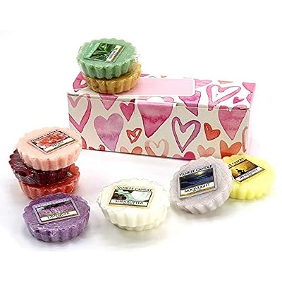 YANKEE CANDLE 10 x fondenti en boîte Cadeau Cœurs
