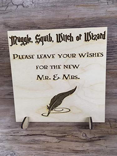 FSSS Ltd - Libro degli Ospiti Ispirato alla Disney Harry Potter, con Scritta Muggle Squib