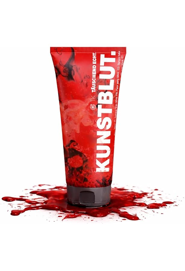 Faux Sang Réaliste Lavable Pour Halloween Et Effets Spéciaux - 55 G - Maquillage SFX, Farces, Blessures Simulées