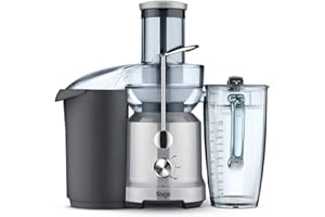 Sage - The Nutri Juicer Cold - Cold Press Extractor for Fruit and Vegetables - High Capacity 2L Jug - 1250W - Silver