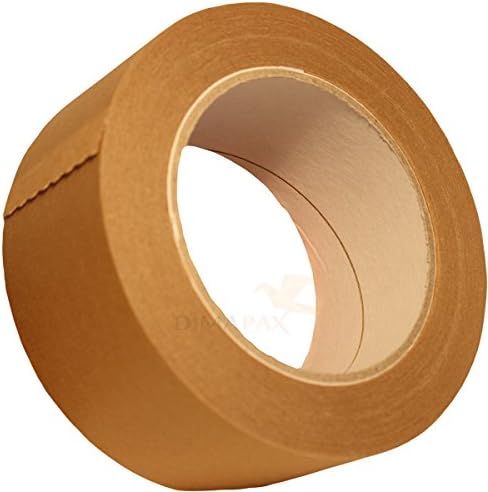18 Rolls Paper Adhesive Packaging Tape 50 m x 50 mm Brown 120 mg Dimapax