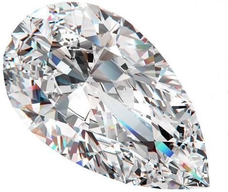 Pear Cut Loose Diamond (0.73 Ct, G Color, VVS1 Clarity) GIA Certified