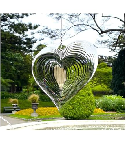 Girandola 3D Girasole Metallica - Decorazione Da Giardino Con Doppia Rotazione, Motivo Naturale E Colorato - Foto 1