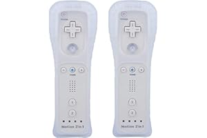 ‎TECHKEN TechKen Remote Controller für Wii mit Motion Plus - Fernbedienung Joystick mit Silikonhülle und Handschlaufe für Wii Game Control