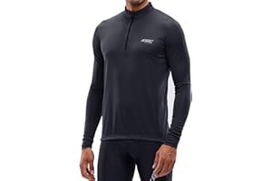 XGC Męska koszulka rowerowa z krótkim rękawem/długim rękawem, koszulka rowerowa, koszulka rowerowa, odzież rowerowa dla mężczyzn z elastycznym, oddychającym, szybkoschnącym materiałem