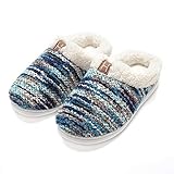 zapatillas invierno 2019 Lavable a máquina: puede quitar fácilmente las manchas y la suciedad tirando estas zapatillas en la lavadora. Asegúrese de que la lavadora esté en la configuración de frío. Aire o línea seca preferida. ¡No usa blanqueador!
