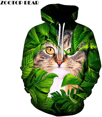 Funny Cat Printed 3D Men Hoodies Women Sweatshirts Hot Sale Autumn Winter Hooded Pullover Casual Tracksuit Brand Plus 6xl Jacket,4XL