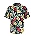 Produktbild Crazboy Herren Sommer Freizeit Kurzarm Shirt Komfortable Freizeit Drucken Tops(Large,Gelb)
