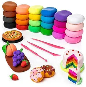 Promote Trader Rocket Clay 12 Pcs Art Air Dry Clay, Colorful Children Modeling Soft Clay with Tools, Creative Art DIY Crafts, Craft Materials for 5-8 Years Old,10-12 Years Old Kids Boys Girls Gift