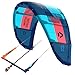 Produktbild Duotone 2019 DICE Kite 12 QM Blue + Click BAR Quad Control 22-24 Meter