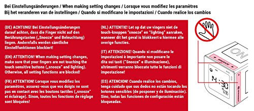 Bresser Funkwecker FlipMe mit leisem Crescendo Alarm, schwarz - 5