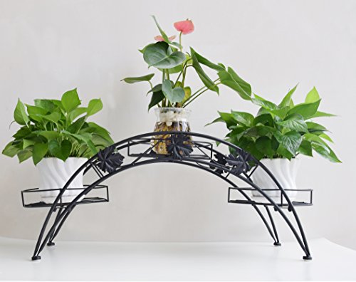 AISHN Pflanzenstander Blumentopfe Regal Blumenkasten Stand Blumenhocker Regal - 3