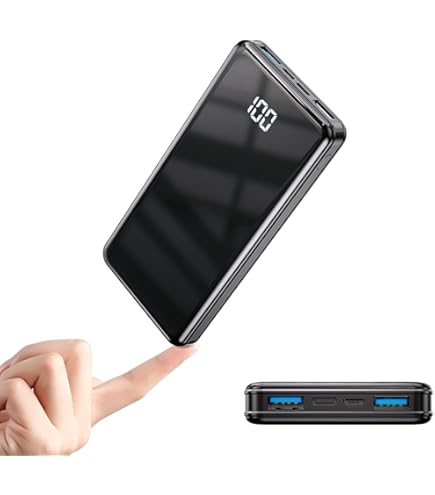 Powerbank 2600 MAh + Clé USB OTG - Sinobangoo - Noir - Ultra Compact