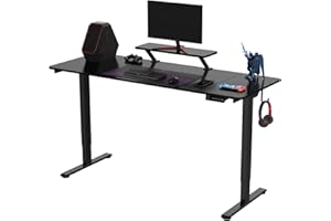 ‎SANODESK SANODESK Q2 Höhenverstellbarer Schreibtisch (160x60 cm) - mit 2 starken Motoren, mit Tablettisch und Kabelmanagement- Schreibtisch Höhenverstellbar Elektrisch Touchscreen mit 4 Memory-Steuerung