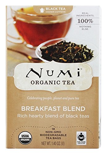 Numi Organic - Breakfast Blend Tea - 18 Tea Bags Formerly Morning Rise