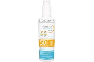 BIODERMA Photoderm Pediatrics Spray SPF50+ Crème solaire pour enfants à partir de 12 mois, très haute protection - Peaux sensibles - Large spectre UVA/UVB - Vaporisateur 200 ml