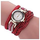 linqi1164 Uhren Damen Herren Armbanduhren für Frauen Damen Geschäft Kleid Uhr Wasserdicht Casual Analoge Quarz Uhr Luxus Armband Coole Uhren Edelstahl Mädchen Frau Uhr Damenuhr