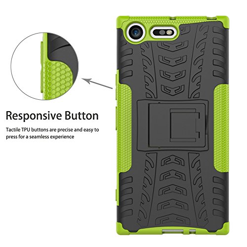 Sony Xperia XZ Premium Funda Mama Mouth Heavy Duty silicona h brida con soporte C scara de Cubierta Protectora de Doble Capa Funda Caso para Sony Xperia XZ Premium Smartphone Verde reviews Sony Xperia XZ Premium Funda Mama Mouth Heavy Duty silicona h brida con soporte C scara de Cubierta Protectora de Doble Capa Funda Caso para Sony Xperia XZ Premium Smartphone Verde