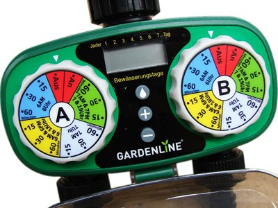 DIGITALER 2 Wege WASSERZEITSCHALTUHR COMPUTER BEWÄSSERUNGSCOMPUTER WASSERUHR - 3
