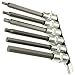 Produktbild 6 lange (140mm) Schraubendreher-Einsätze/Schraubendreher-Einsätze Innensechskant Einsatz/Schlüssel für Innen-6-kant Schrauben 5-12 mm auf Steckleiste aus Chrom-Vanadium-Stahl