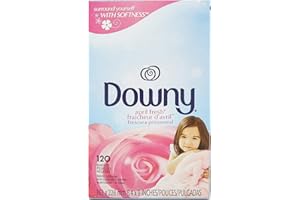 Downy April Fresh - Sábanas suavizantes para secadora (120)