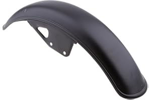 D DOLITY Stainless Steel Front Fender/Mudguard/Mud Guard for Suzuki GN125 GN 125 Black