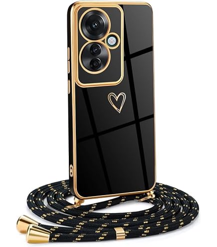 Cover Per Oppo Reno 8 T Con Cornice Dorata – Custodia In Silicone TPU Con Protezione Fotocamera, Bianca