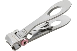 ‎REMOS PROFESSIONAL BODY CARE REMOS Profi Nagelknipser für Fingernägel aus rostfreiem Edelstahl rosa 7 cm