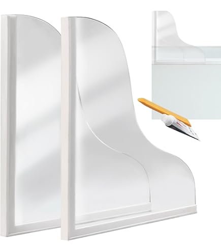 Lot De 2 Transparent Protection Anti Eclaboussure Baignoire, Anti Eclaboussure Baignoire Pour Garder L'eau Dans La Douche, Dispositifs Anti- éclaboussures