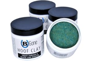 B Gone Hoof Clay - Official Store, for Equestrians, Horses with Whiteline Disease, Seedy Toe, Horse Care, White Line Prevention, Easy Apply Clay