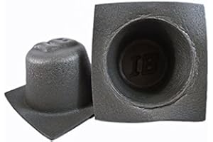 Install Bay 1 Pair 6.5" Acoustic Speaker Baffle Car Bass Reflex System IBBAF65