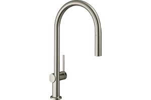 hansgrohe Talis M54 - Köksblandare med utdragbar handdusch, 1 stråltyp, Kökskran med utloppshöjd 210 mm, Köksarmatur med svän