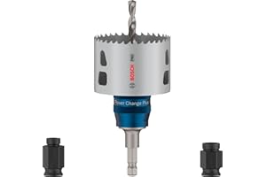 Bosch 5x Kit de démarrage PRO Multi Material Power Change Plus (pour Bois résineux, Cloison sèche, Ø 68 mm, Professional Accessoire Perceuses/visseuses rotatives)