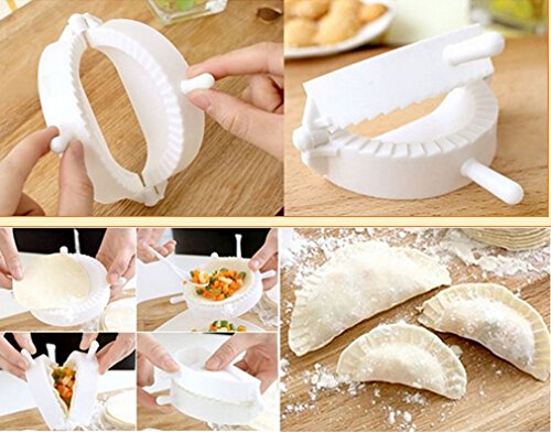 3pcs Kitchen Plastic Teig Presse Maschine Knödel Maultaschen Maultaschenformer - 3