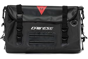 Dainese - Explorer Wp Duffel Bag 60L, Travel Duffel, PVC, Waterproof, Motorcycle Travel Bag, for Men and Women, Black
