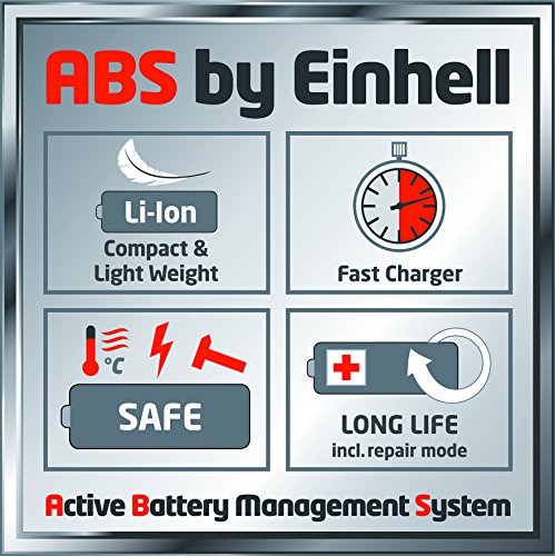 Einhell Akku Winkelschleifer TE-AG 18 Li Solo Power X-Change (Lithium Ionen, 18 V, Scheiben-Ø 115 mm, Softstart, Schutzhaube, ohne Akku und Ladegerät) - 8