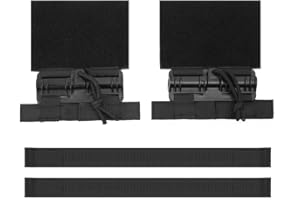 MiOYOOW Sgancio Rapido per Gilet, Set di Fibbie per Rimozione di Gilet 1000D Molle con Chiusura a Gancio e Anello per JPC NCPC