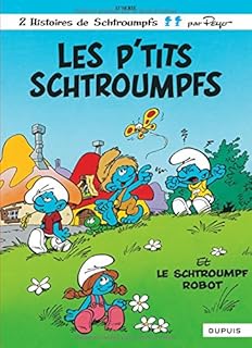 jaquette livre Les schtroumpfs , n° 13 : Les p'tits schtroumpfs, le schtroumpf robot