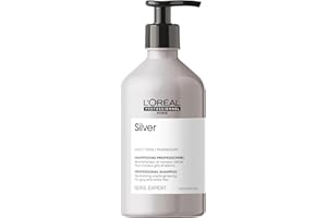 L’Oréal Professionnel | Champú Neutralizador para cabellos grises, blancos o rubios claros, Silver, SERIE EXPERT