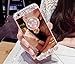 Produktbild Artfeel Glitzer Spiegel Hülle für Huawei P Smart, Bling Glänzend Diamant Strass mit Ring Halter Ständer Handyhülle,Ultra Dünn klar Weich Silikon Make Up Spiegel Hülle-Rose Gold