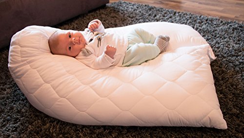 ZOLLNER® Seitenschläferkissen / Schwangerschaftskissen / Stillkissen / Lagerungskissen 40×145 cm, Gewicht: 1200 g, in weiteren Größen erhältlich, direkt vom Hotelwäschespezialisten, Serie „Salus“ - 5