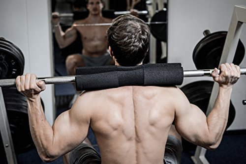 Next Gen Langhantel Squat Pad – rutschfestes Schaumstoff-Polster für Gewichtsverteilung bei Kniebeugen, Ausfallschritte und Hüftbeugen – Komfortabler Nacken- & Schulter-Schutz - 4