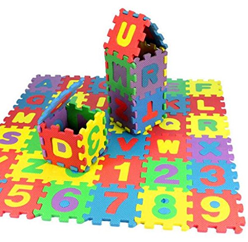 Preisvergleich Produktbild Covermason 36Pcs Puzzlematte Kinderspielteppich Spielmatte Spielteppich Schaumstoffmatte Matte