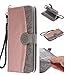 Produktbild Handy hülle Tasche Leder Flip Case Brieftasche Etui Schutzhülle für Apple iPhone X XS/XR/XS MAX/5G 5S ES/6G 6s/6 Plus/7G 8G /7Plus /8Plus hülle,6 Farben (5G/5S/ES/(4,0"), Grau)