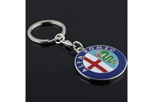 PSK Porte-clés tendance en métal avec logo de voiture Alfa Romeo